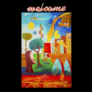 Neon Art - Welcome, Con Apparizione della Donna